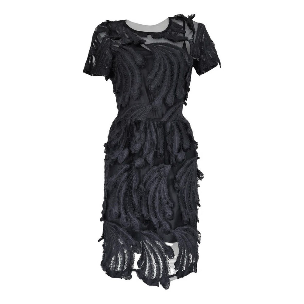 Munthe mid length black dress in size S